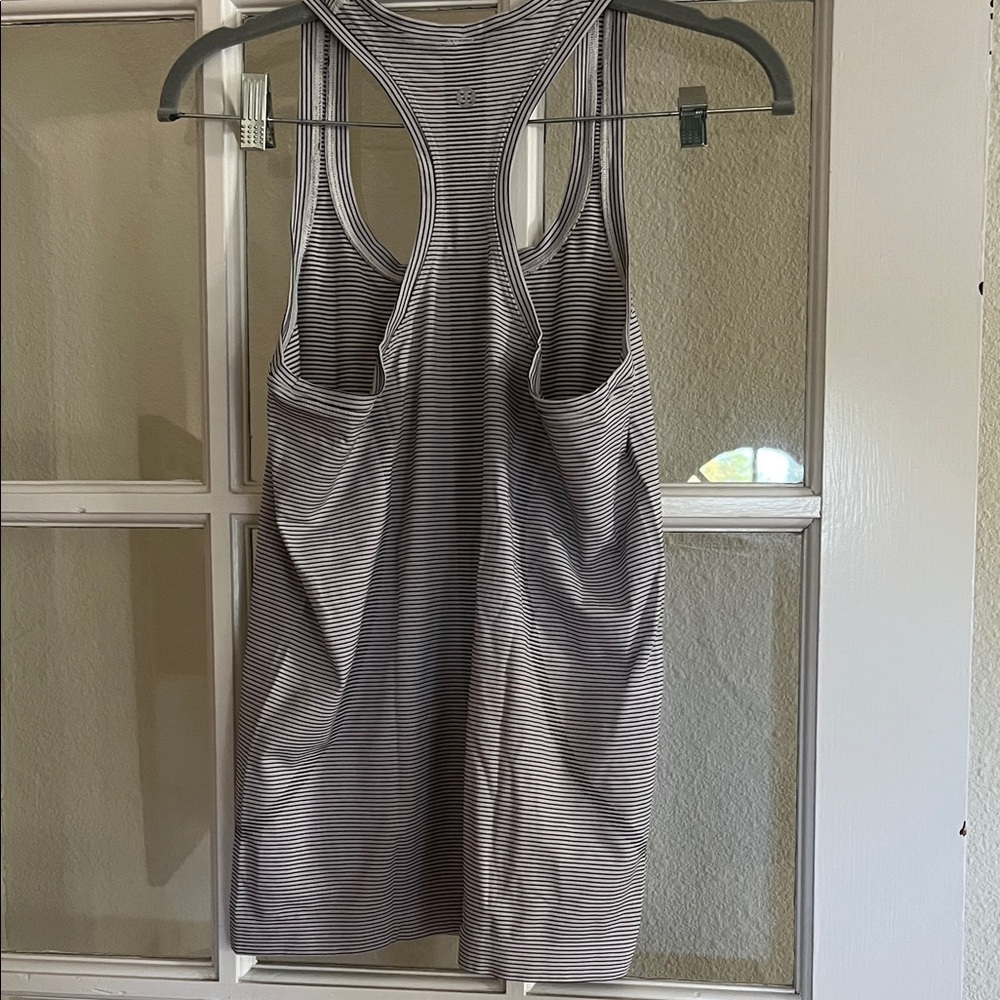Striped Racerback Tank Top - Picture 2 of 2